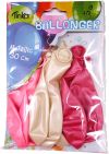 Ballonger metallic rosa og hvit