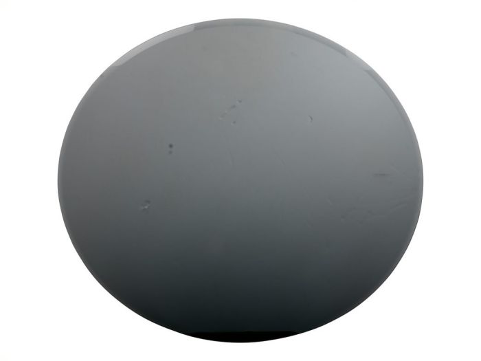 Speil rundt fasettslipt sotet 60cm sotet