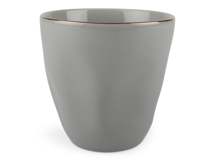 Tea krus uten hank grå