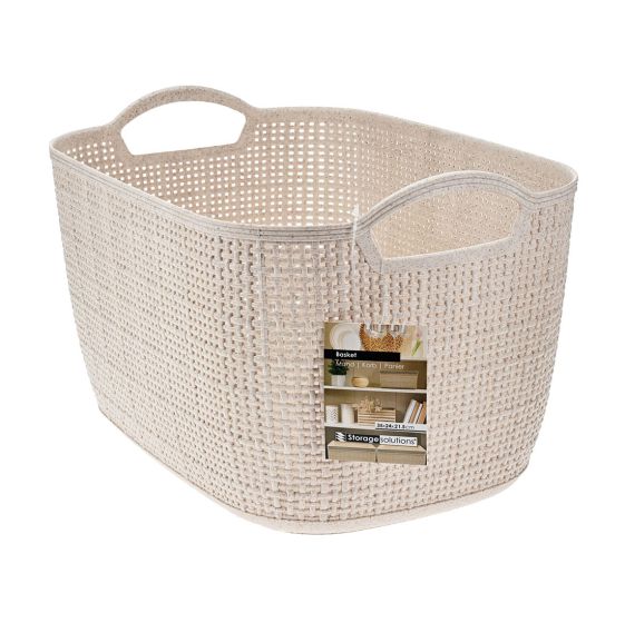 Plaskurv t35x29x13cm Eline Krem