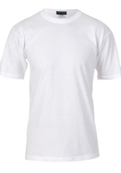 Basic David t-skjorte med rund hals hvit