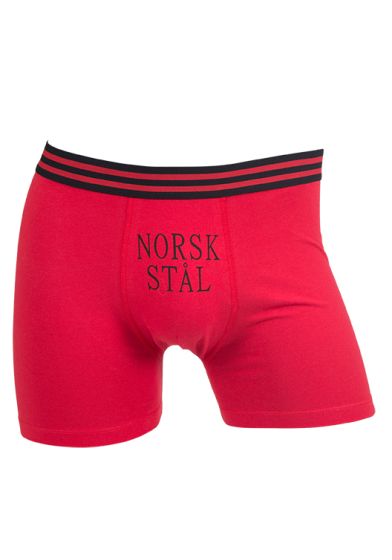 Jack Bay boxer norsk stål rød