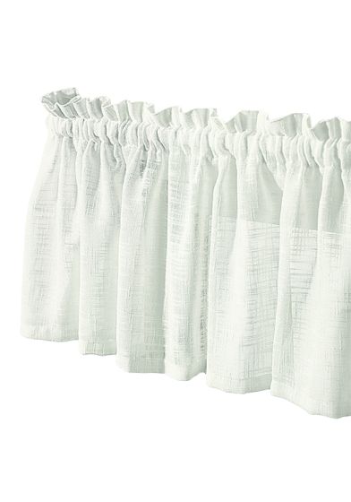 Skygge kappemetervare ensfarget offwhite