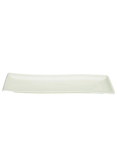 LIVING SQUARE Serveringsfat 17x49cm hvit