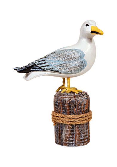 Måke på stubbe 20cm original