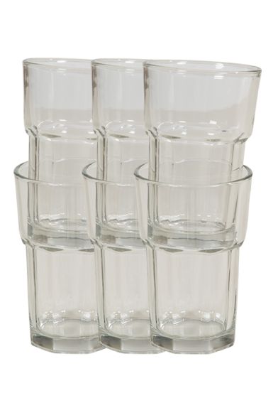 Vannglass 11,5cm 6pk klar