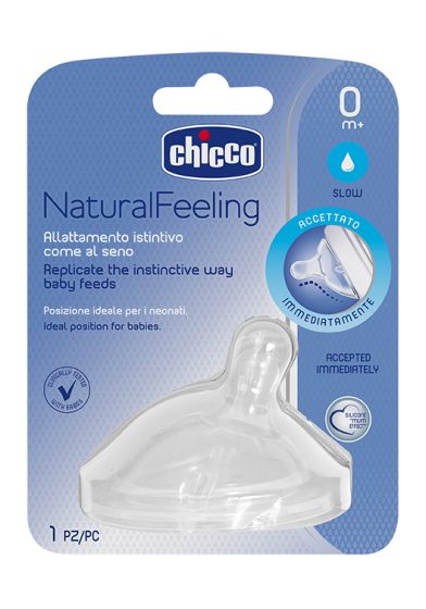 Chicco Step Up tåtesmokk Regular fra 0 mnd, vinklet klar