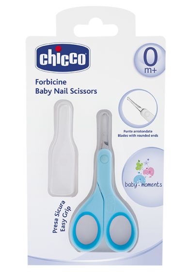 Chicco neglesaks for baby og barn blå lyseblå