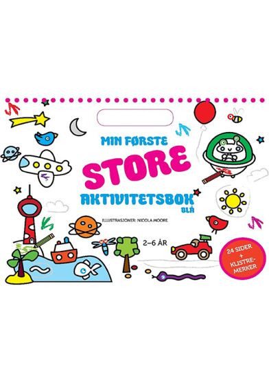 Min første store aktivitetsbok - blå original