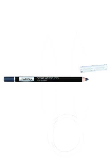 IsaDora Perfect Contour Kajal 68 steel grey