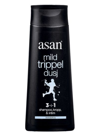 Asan Mild Trippel Dusj 220ml havbris