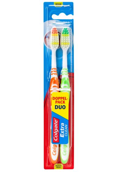 Colgate Tannbørste Extra Clean 2pk tannbørste extra clean