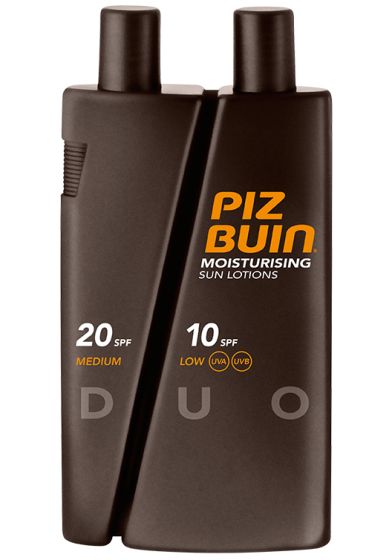 Piz Buin SPF10/20 Moisturising Sun Lotions 300ml spf 10/20