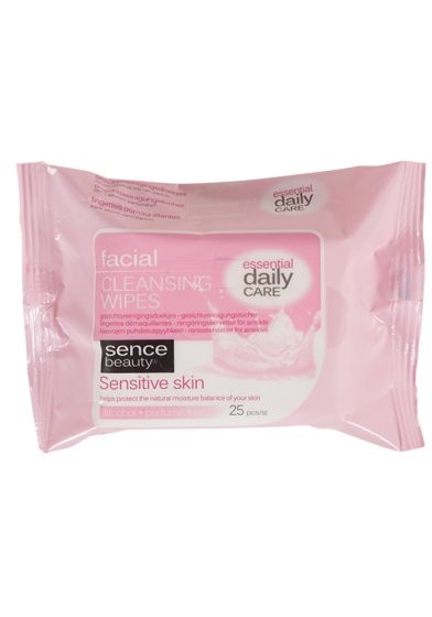 Sence Facial Cleansing Wipes sensitiv hud 25pk sensitive skin