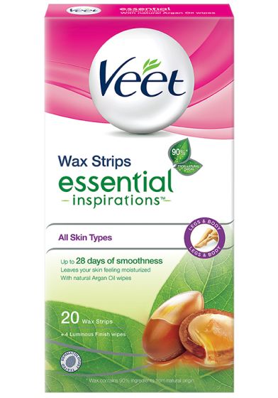 Veet Essential Voksstrips Kropp essential