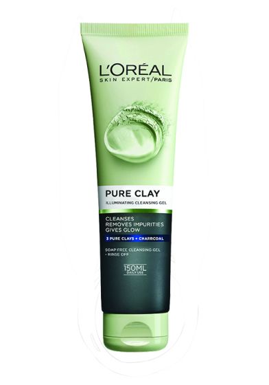 L'Oreal Paris Pure Clay Illuminating Cleansing Gel illuminating