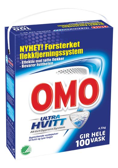 Omo tøyvask hvitt