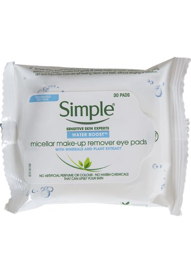 Simple Water Boost Micellar Make-up Remover Eye Pads original