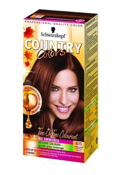 Schwarzkopf Country Colors Hårfarge 65 chestnut 