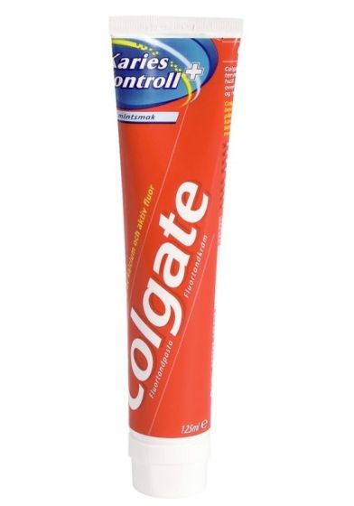 Colgate Karieskontroll tannkrem 125ml karies kontroll
