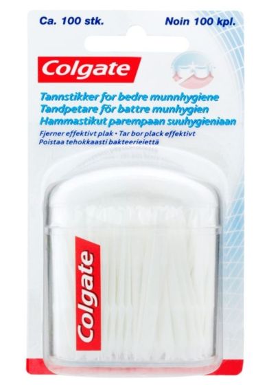 Colgate tannstikker - plast original