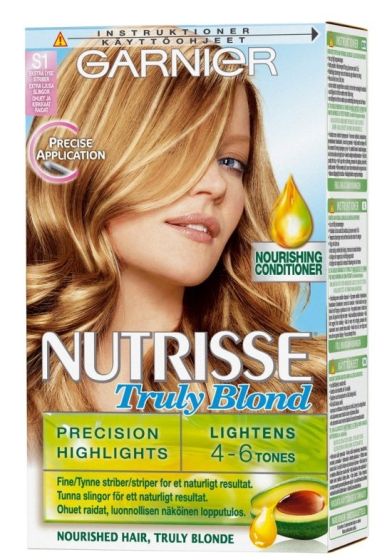 Garnier Nutrisse Blond S1 Ekstra lyse fine striper km1 km1