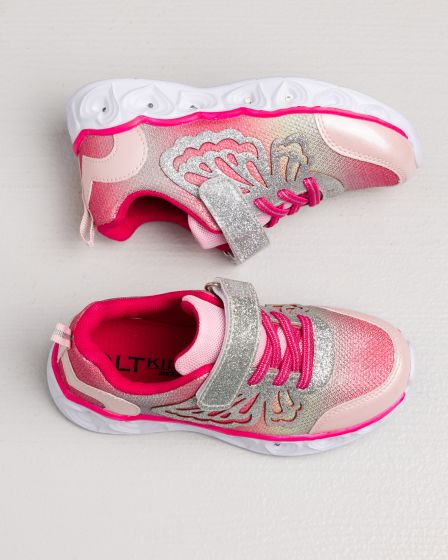 Sneaker med lys Summerbird Rosa-sølv