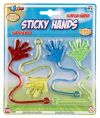 4-kids sticky hands rød, gul, blå og grønn