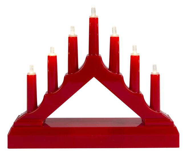 Mini Adventsstake rød