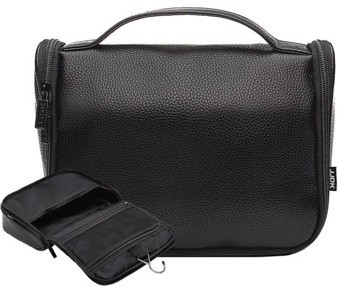 Toalettmappe herre svart basic modell