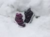 Vanntett vinterboots Snøfnugg Lilla