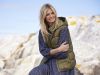 Lightweight vest med hette Oliven