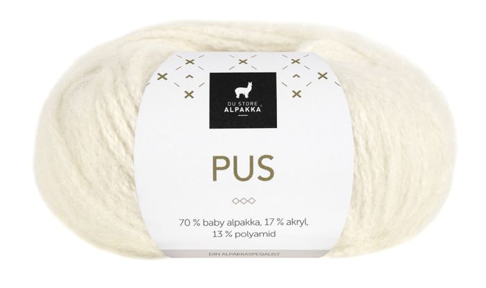 Pus garn 4001 Natur