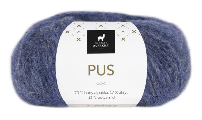 Pus garn 4004 Blå