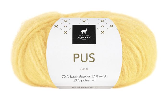 Pus garn 4008 Gul