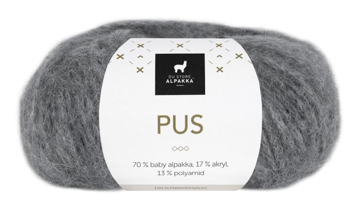 Pus garn 4010 Koksgrå