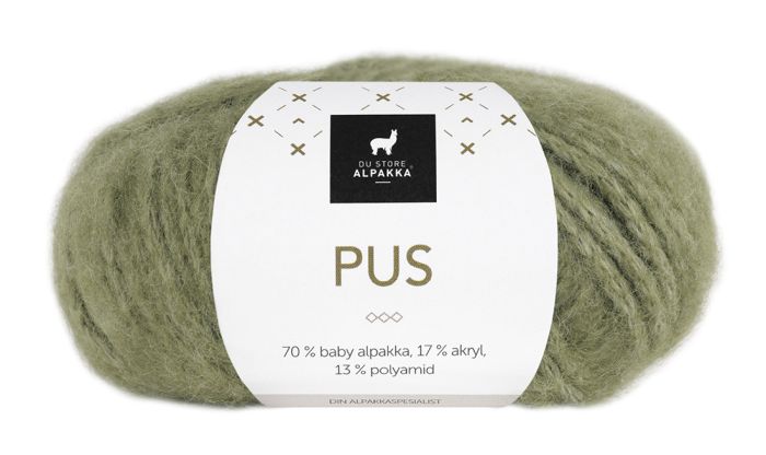 Pus garn 4014 Grønn
