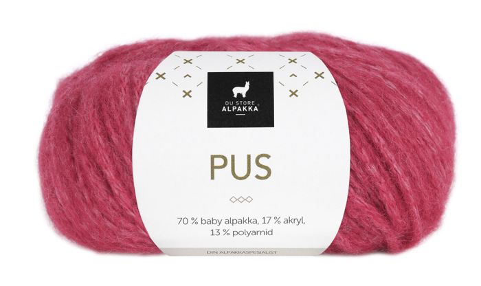 Pus garn 4018 Rød