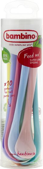 Bambino feed me super long 10pk skjeer standard