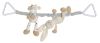 Vognleke kanin & ku 40 cm beige