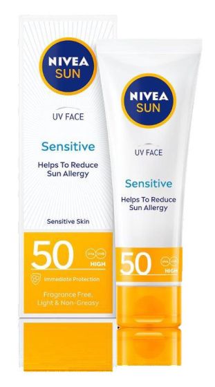 Nivea Sun Face Sensitive Cream SPF50 50ml spf 50