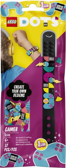 LEGO DOTS Gamer – armbånd med charms 41943
