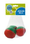Sjongleringsballer 3pk gul/rød/blå/grønn
