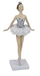 Ballerina hvit/sølv