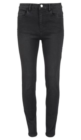 Lifetime Camilla slim fit jeans vasket sort