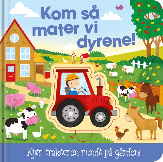 Lekebok Kom så mater vi dyrene! Original.