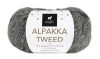 Alpakka Tweed 102 Mørk grå