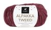 Alpakka Tweed 116 Dyp rød