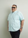 Basic Alexander kortermet skjorte, regular fit mint