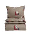 Sov Godt Love sengesett beige